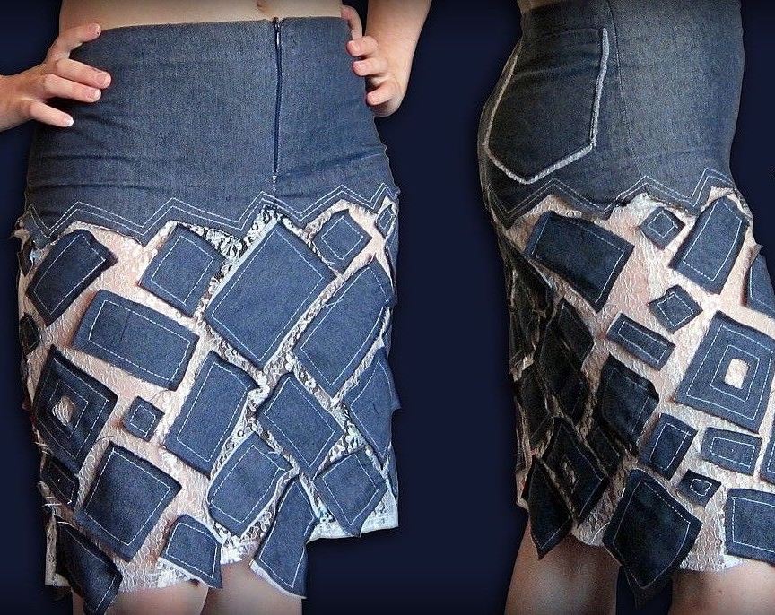 jeans skirt design