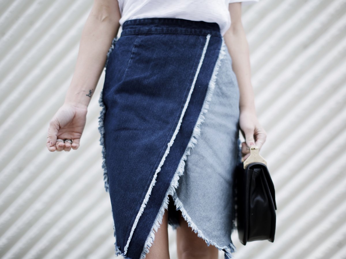 jeans skirt