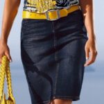 DIY jeans skirt finishing ideas