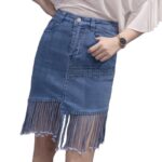 diy jeans skirt