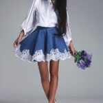 diy jeans skirt design ideas