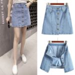 diy jeans skirt design ideas