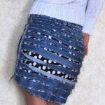 diy jeans skirt design