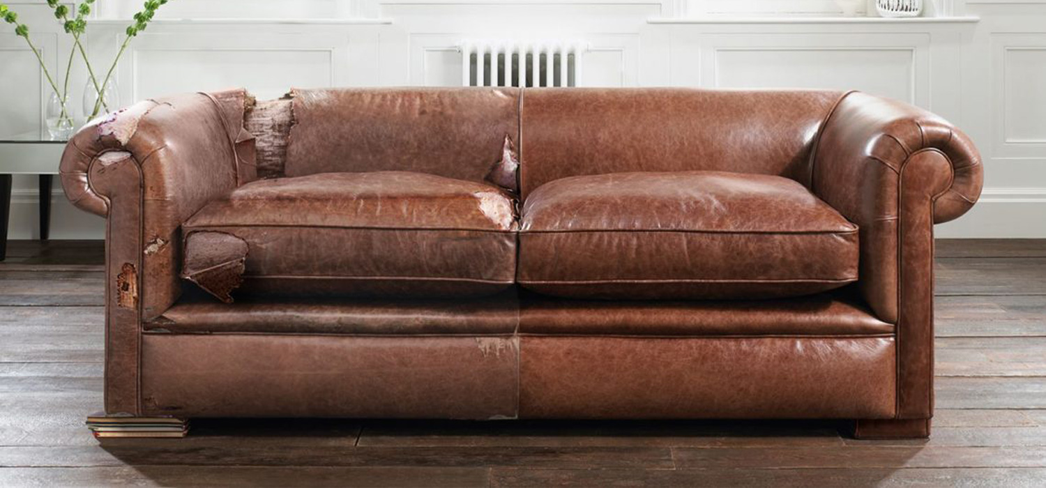 Leather sofa