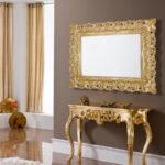 gold plinth frame