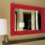 skirting board frame red