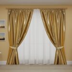 gold curtains internet