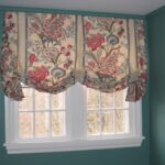 English floral curtains