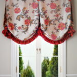 English curtains with ruffles