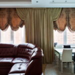 English curtains with curtains