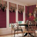 English curtains with blinds