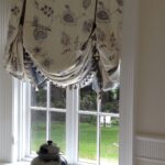 English curtains with bells