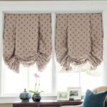 speckled English curtains