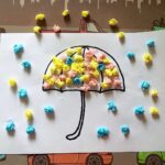 napkin applique umbrella