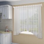 arched curtains lace