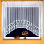 arched curtains tulle with lace