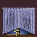 arched curtains short