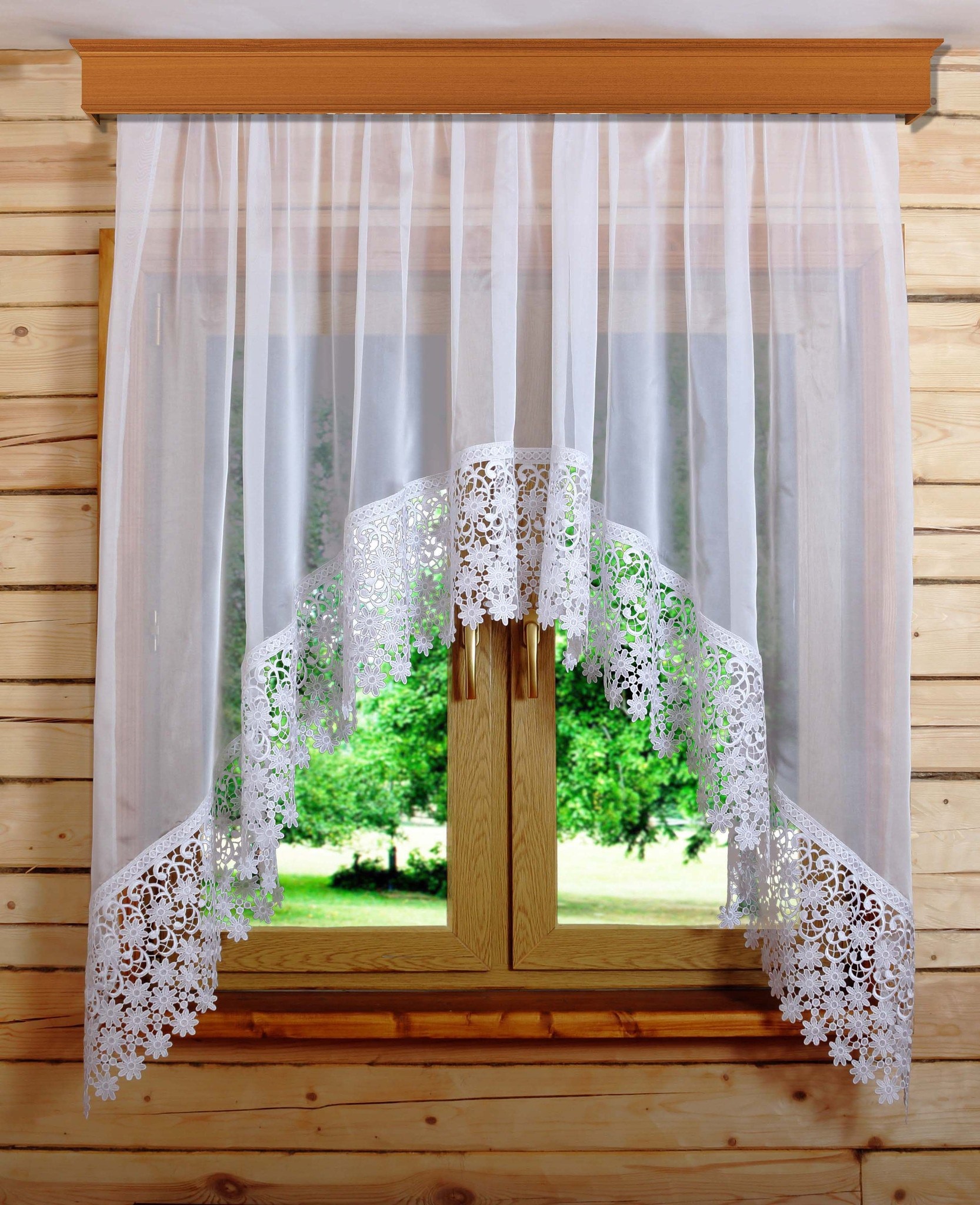 curtains arch country style