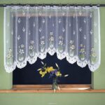 arched curtains short wavy