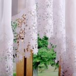 lace on arched curtains