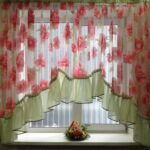 ruffles on arched curtains