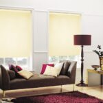 white roller blinds