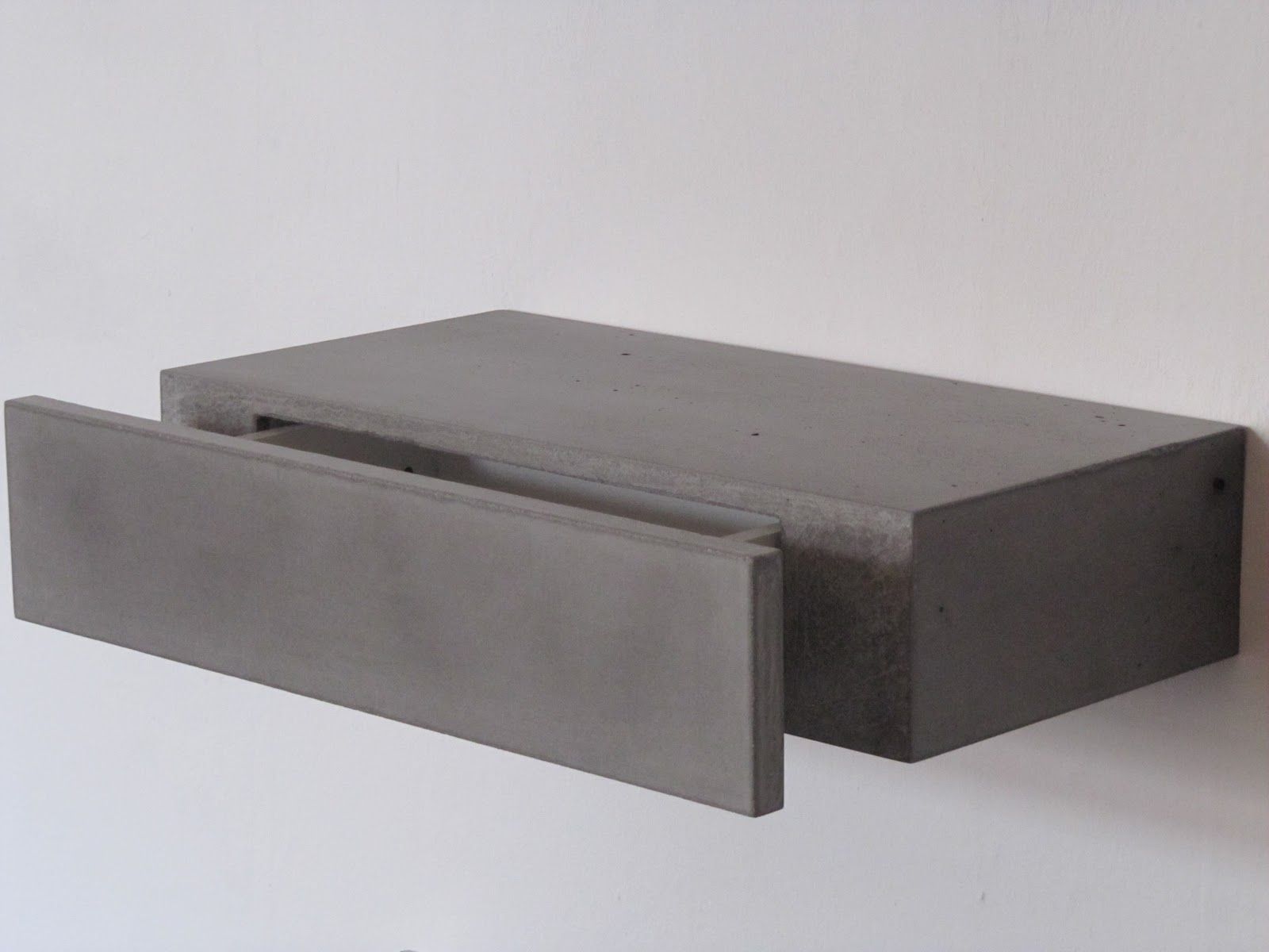 concrete furniture shelf