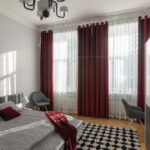 curtains burgundy