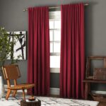 curtains burgundy blackout