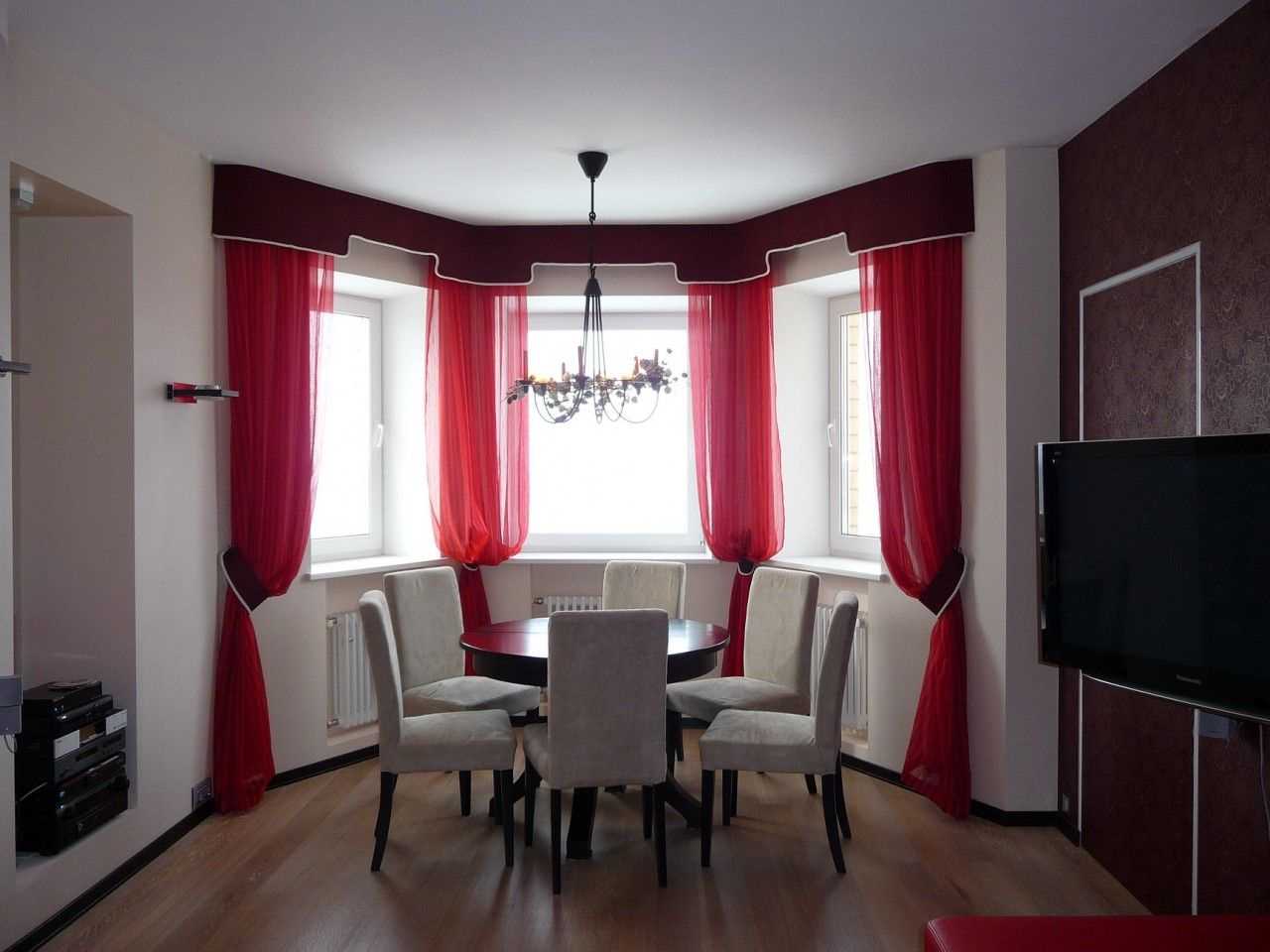 burgundy curtains