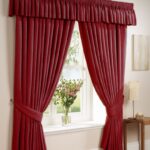 burgundy curtains beautiful