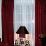 burgundy curtains for windows