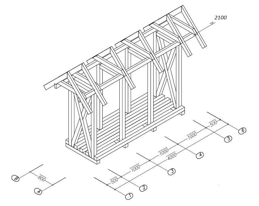 foyer pour dessin de chalet d'été