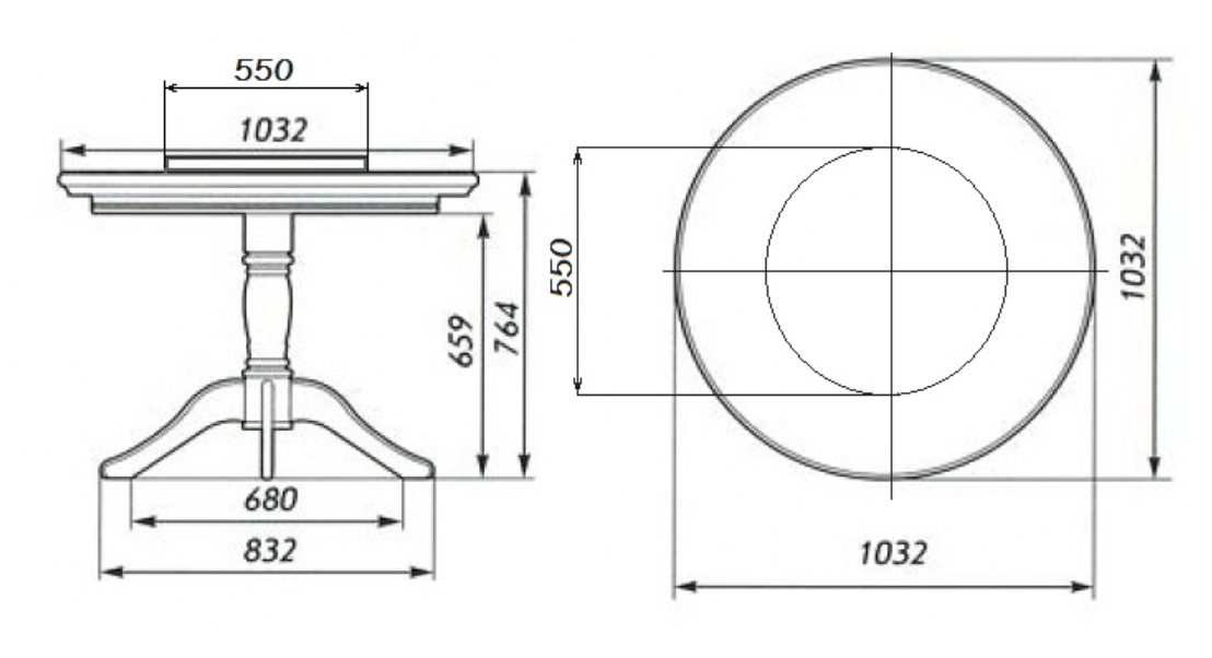 dessin de table