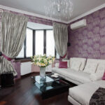 color of curtains for wallpaper design ideas