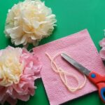 flowers from napkins decor ideas