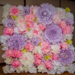 flowers from napkins photo decoration