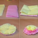 flowers from napkins idea overview