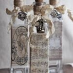 bottle decor with notes