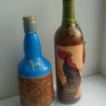 bottle decor cock