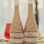 decor bottle rope with lace