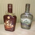 decor bottle ships