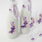 bottle decor lilac