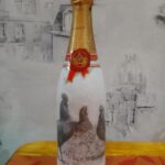 chicken bottle decor