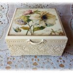 decor box decoupage flowers