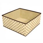 box with cloth beige