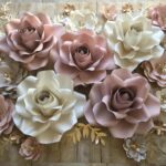 decorative panel flowers volumetric