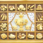 decorative panel made of dough