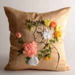 embroidered pillow buy