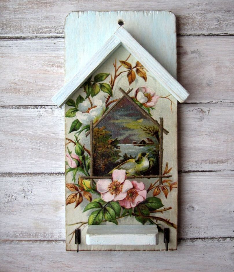 decoupage housekeeper decor